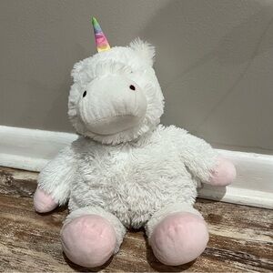 White Unicorn Junior Warmies